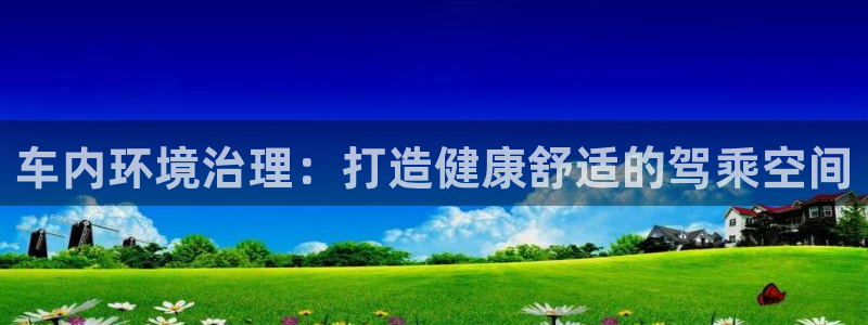 凯发k8全球最大的娱乐平台|车内环境治理：打造健康舒适的驾乘空间